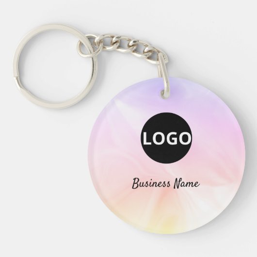 Porte-clés Porte - clé de code QR holographique - Promo de lo (Devant)