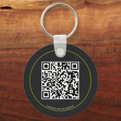 Porte-clés Porte - clé de code QR personnalisé (Recto)