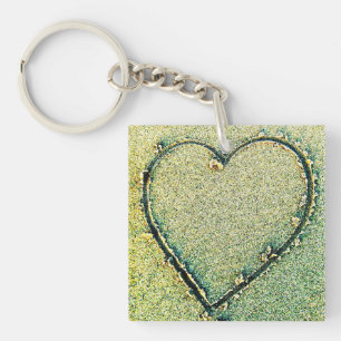 Porte-clés Porte - clé de coeur de sable