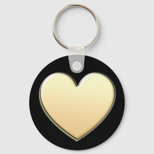Porte-clés Porte - clé de coeur d'or
