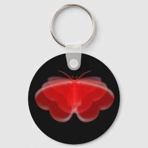 Porte-clés Porte - clé de coeur papillon