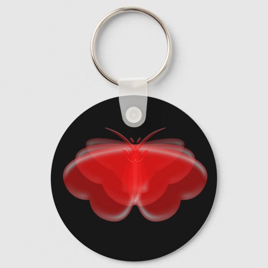 Porte-clés Porte - clé de coeur papillon (Recto)