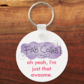 Porte-clés porte - clé de collab (Recto)