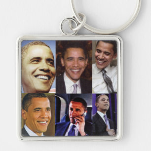 Porte-clés Porte - clé de COLLAGE de BARACK OBAMA