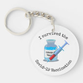 Porte-clés Porte - clé de conception de la vaccination (Devant)