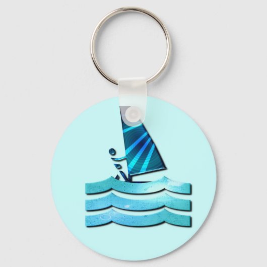 Porte-clés Porte - clé de conception de planche à voile (Recto)