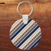Porte-clés Porte - clé de conception motif rayé (Verso)
