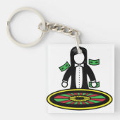 Porte-clés Porte - clé de concessionnaire de roulette (Devant)