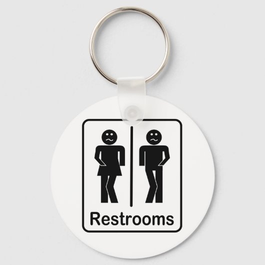 Porte-clés Porte - clé de connexion des salles de toilettes (Recto)