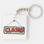 Porte-clés Porte - clé de connexion fermé (Dos)