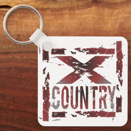 Porte-clés Porte - clé de coureur XC cross-country (Recto)