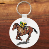 Porte-clés Porte - clé de course à cheval (Recto)