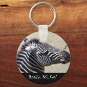 Porte-clés Porte - clé de course Zebra (Recto)