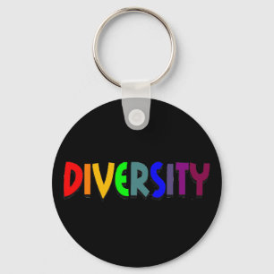 Porte-clés Porte - clé de coutume de diversité