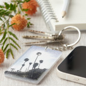 Porte-clés Porte - clé de croquis de soleil de palmier (Devant droit)