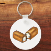 Porte-clés Porte - clé de cuisine de gâteau de crème Twinkie (Recto)