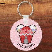 Porte-clés Porte - clé de Cupcake Lover Gumball Cupcake (Recto)