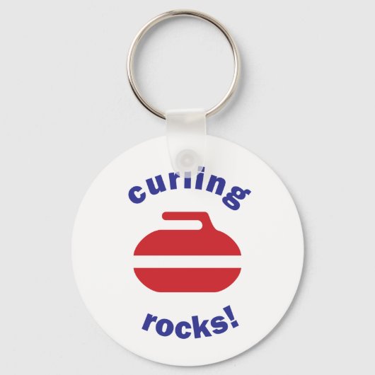 Porte-clés Porte - clé de curling Rocks (Recto)