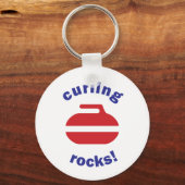 Porte-clés Porte - clé de curling Rocks (Recto)