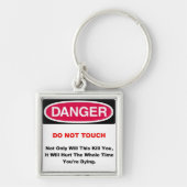 Porte-clés Porte - clé de danger (Devant)