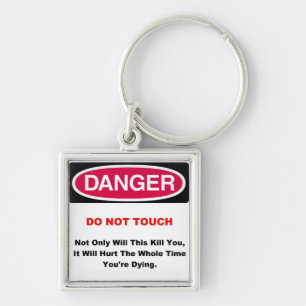 Porte-clés Porte - clé de danger