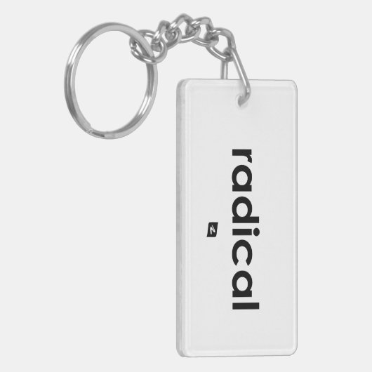 Porte-clés Porte - clé de déclaration radicale (Devant gauche)