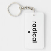 Porte-clés Porte - clé de déclaration radicale (Devant)