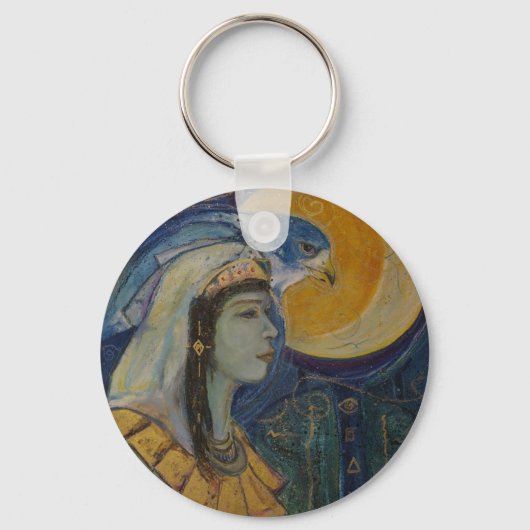 Porte-clés Porte - clé de déesse Hawk égyptienne (Recto)