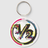 Porte-clés Porte - clé de demi-symbole Grunge (Verso)