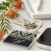 Porte-clés Porte - clé de dentelle monogramme (Devant Droit)