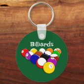 Porte-clés Porte - clé de design Billiard Balls (Recto)