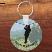 Porte-clés Porte - clé de design d'aventure Zipline (Recto)