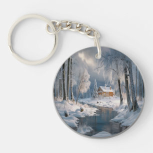 Porte-clés Porte - clé de design d'hiver