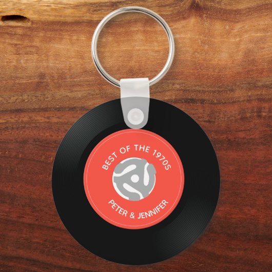 Porte-clés Porte - clé de design unique "45" (Verso)