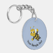 Porte-clés Porte - clé de dessin animé d'abeilles (Devant gauche)