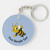 Porte-clés Porte - clé de dessin animé d'abeilles (Dos)