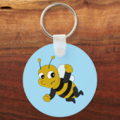 Porte-clés Porte - clé de dessin animé d'abeilles (Recto)