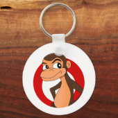 Porte-clés Porte - clé de dessin animé de Chimp (Recto)