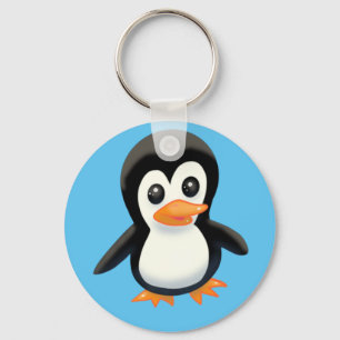 Porte-clés Porte - clé de dessin animé Penguin