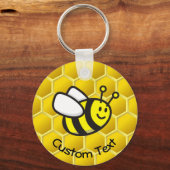 Porte-clés Porte - clé de dessin d'abeille (Recto)