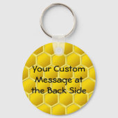 Porte-clés Porte - clé de dessin d'abeille (Verso)