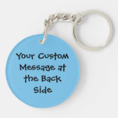 Porte-clés Porte - clé de dessin de palmier (Dos)