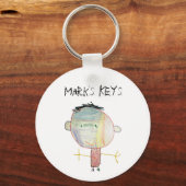 Porte-clés Porte - clé de dessin enfant (Recto)