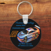 Porte-clés Porte - clé de détail personnalisé automobile (Recto)