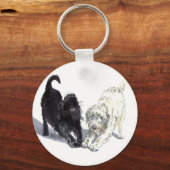 Porte-clés Porte - clé de deux Doodles (Recto)