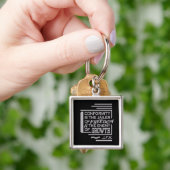 Porte-clés Porte - clé de devis JFK (main)