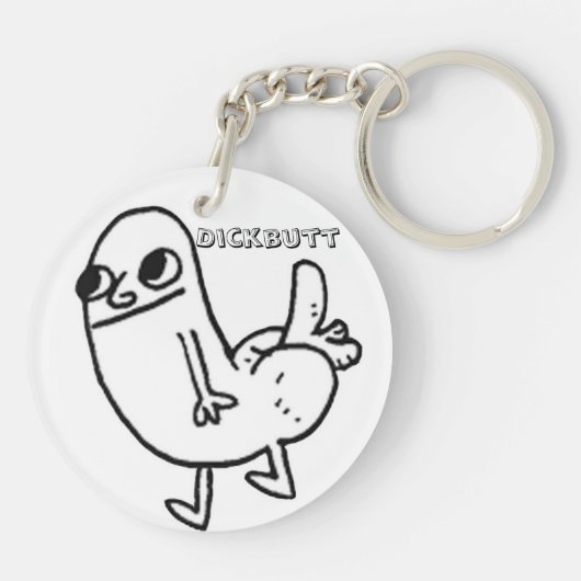 Porte-clés Porte - clé de Dickbutt (double face) (Dos)