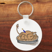 Porte-clés porte - clé de dinde d'anniversaire (Recto)
