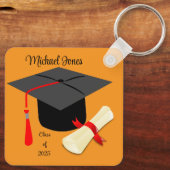 Porte-clés Porte - clé de diplôme (Verso)