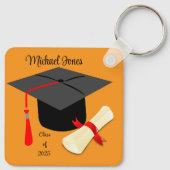 Porte-clés Porte - clé de diplôme (Dos)